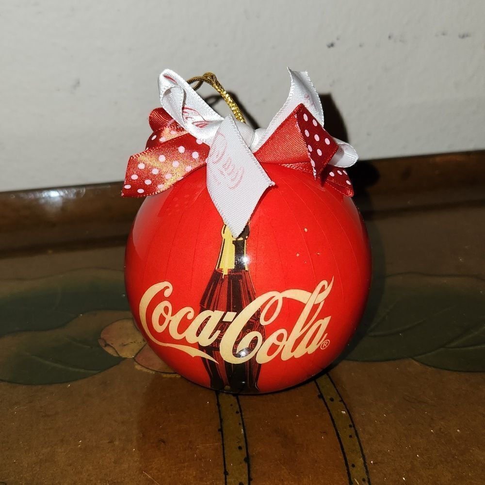 Coca-Cola 1993 Red Ball Christmas Ornament